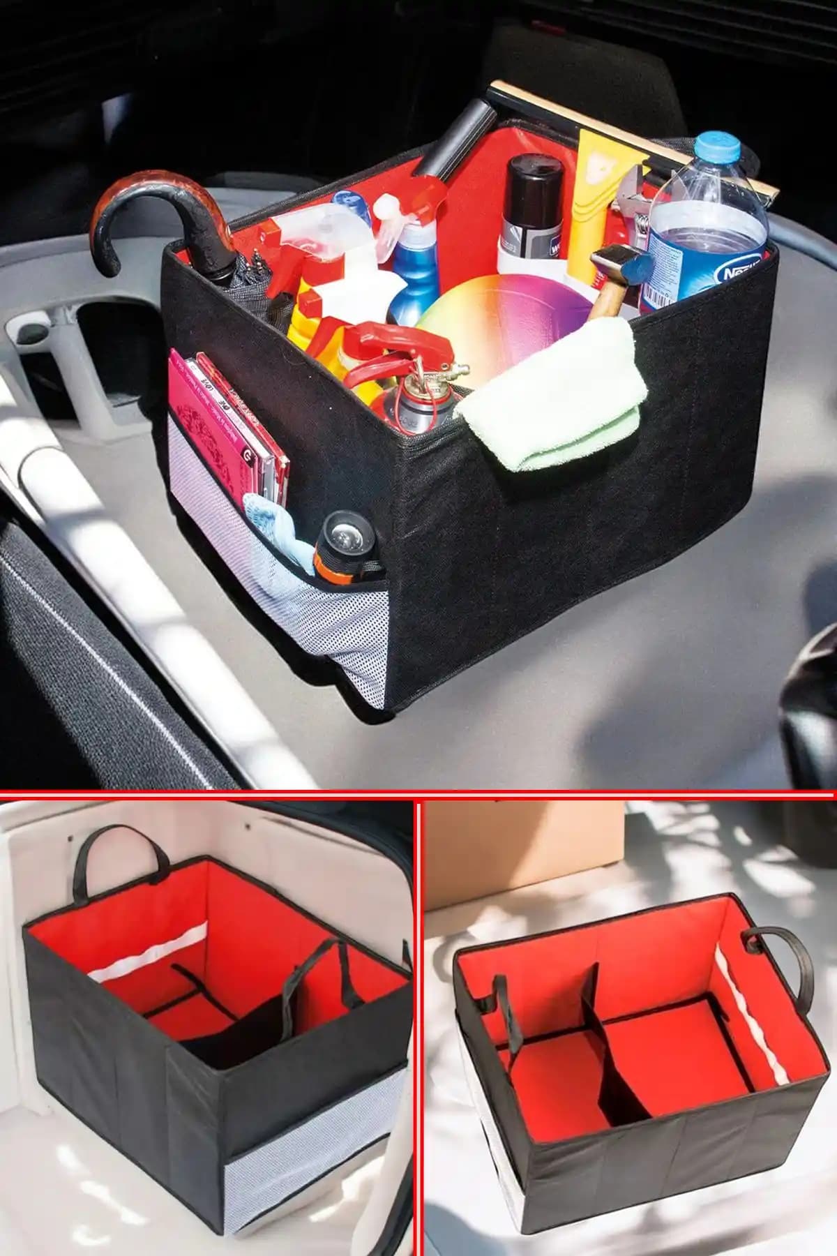 BYENS Araç Bagaj Düzenleyici Çanta ile Araç İçi Organizasyon ve Temizlik Sağlayın