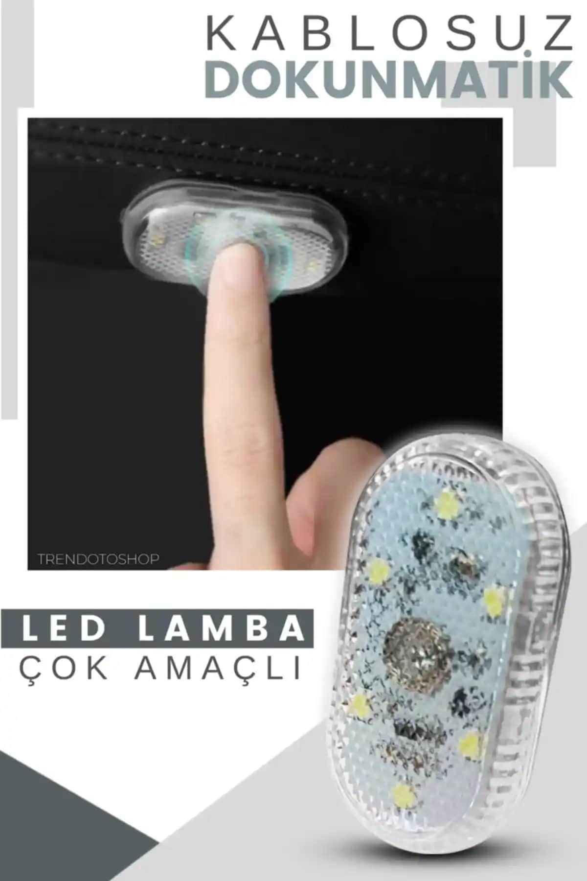 C9 Dokunmatik Sensörlü Mini LED Lamba: Çok Yönlü Taşınabilir Aydınlatma Çözümü