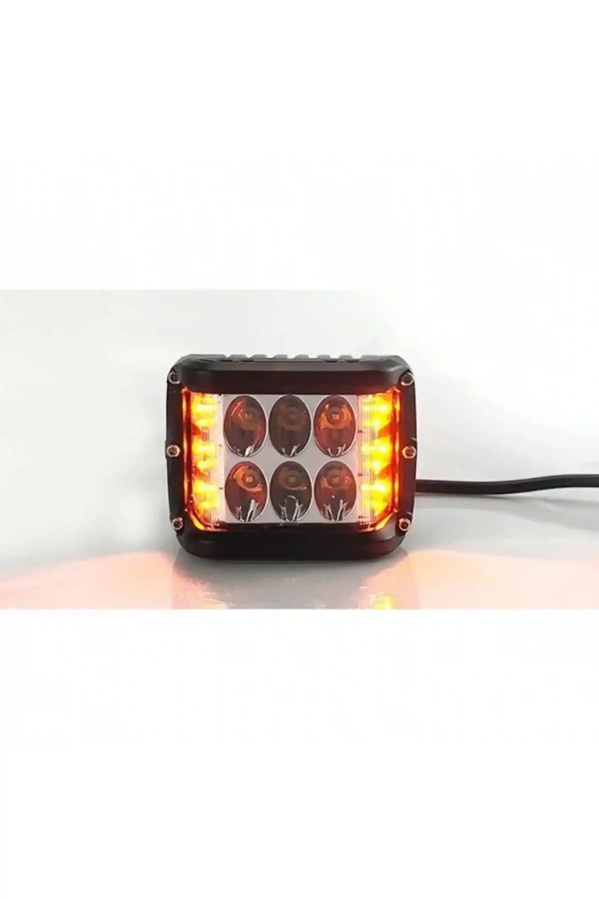 Carub 12 LEDli 36W Çakarlı Projektör Lambası: Estetik ve Güçlü Araç Aydınlatması