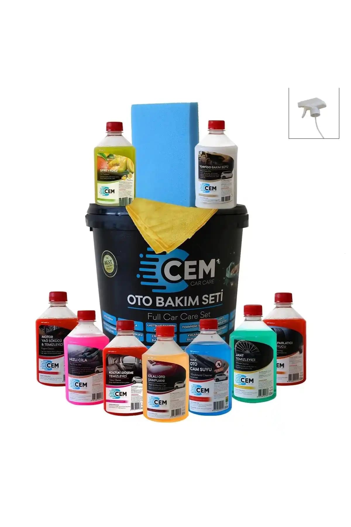 Cem 12 Parça Oto Bakım Seti ve Magurex Nano Temizleyici Karşılaştırması