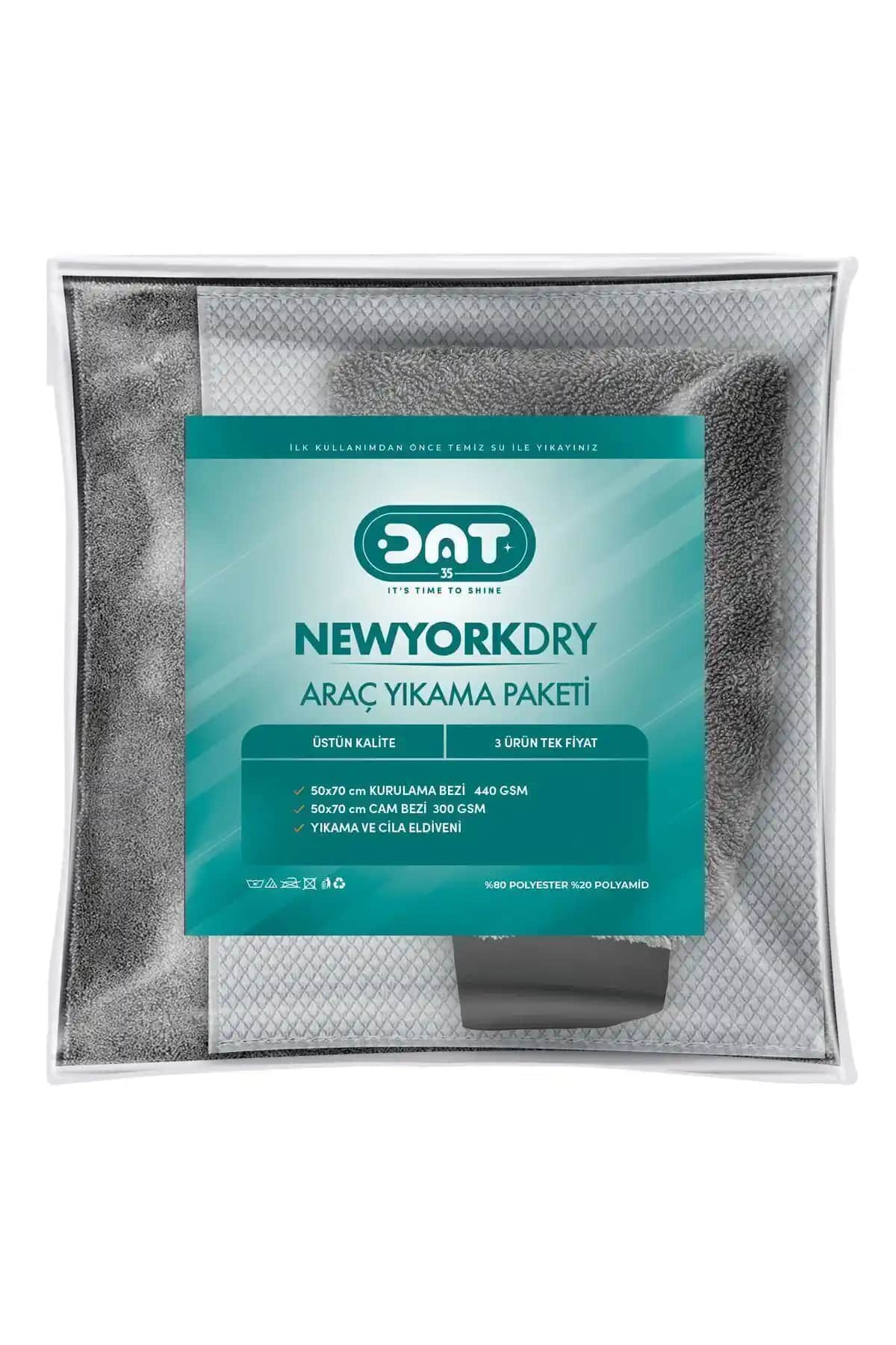 DAT35 Newyor Kdry Mikrofiber Oto Temizlik Paketi ve Nepa Araba Süngeri Karşılaştırması
