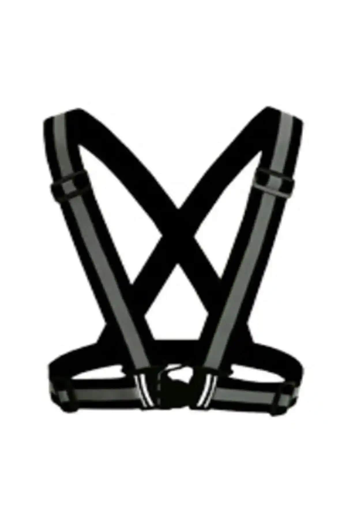 Dudaktan Kalbe Reflektörlü Siyah Yelek Güvenlik ve Şıklık Bir Arada