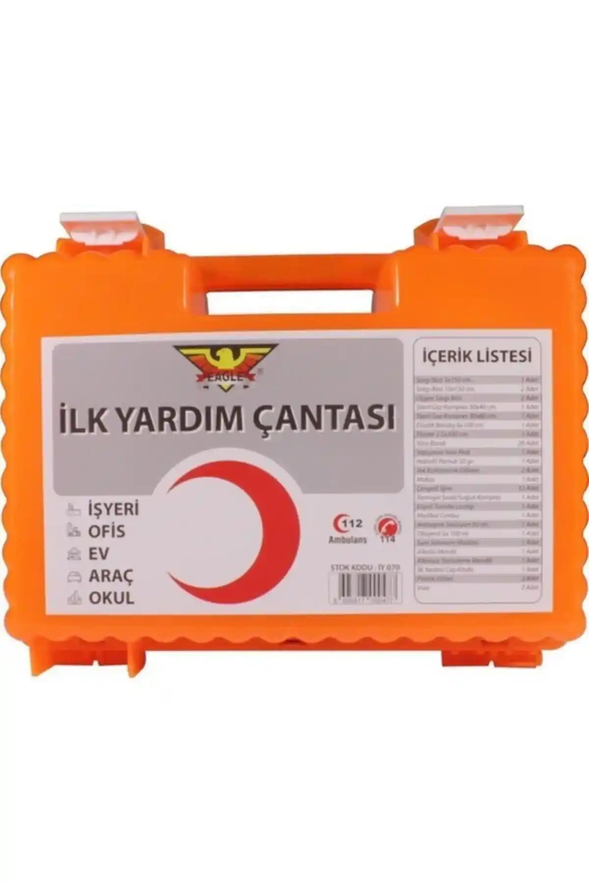 Eagle İY 070 İlk Yardım Çantası Güvenliğinizi Artıran Pratik ve Dayanıklı Çözüm
