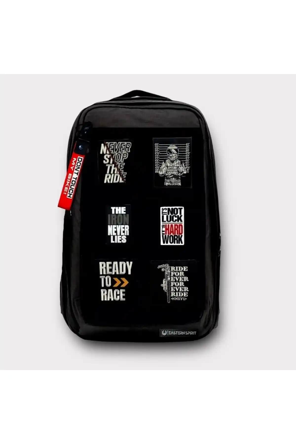 Eastern Spirit R1 Siyah Motorcu Sırt Çantası: Şık ve Dayanıklı Günlük Kullanım Çantası
