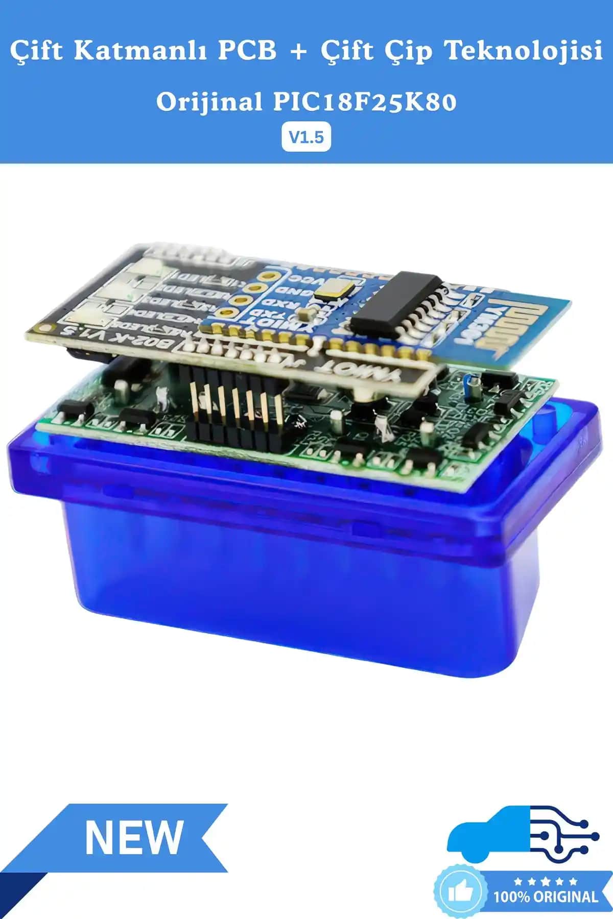 ELM 327 2025 Yeni Versiyon OBD2 Arıza Tespit Cihazı Gelişmiş ve Dayanıklı