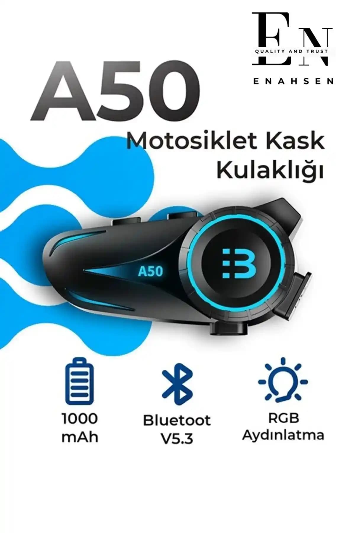 ENAHSEN 2025 Model A50 Bluetooth Kulaklık Seti: Yüksek Performans ve Dayanıklılık