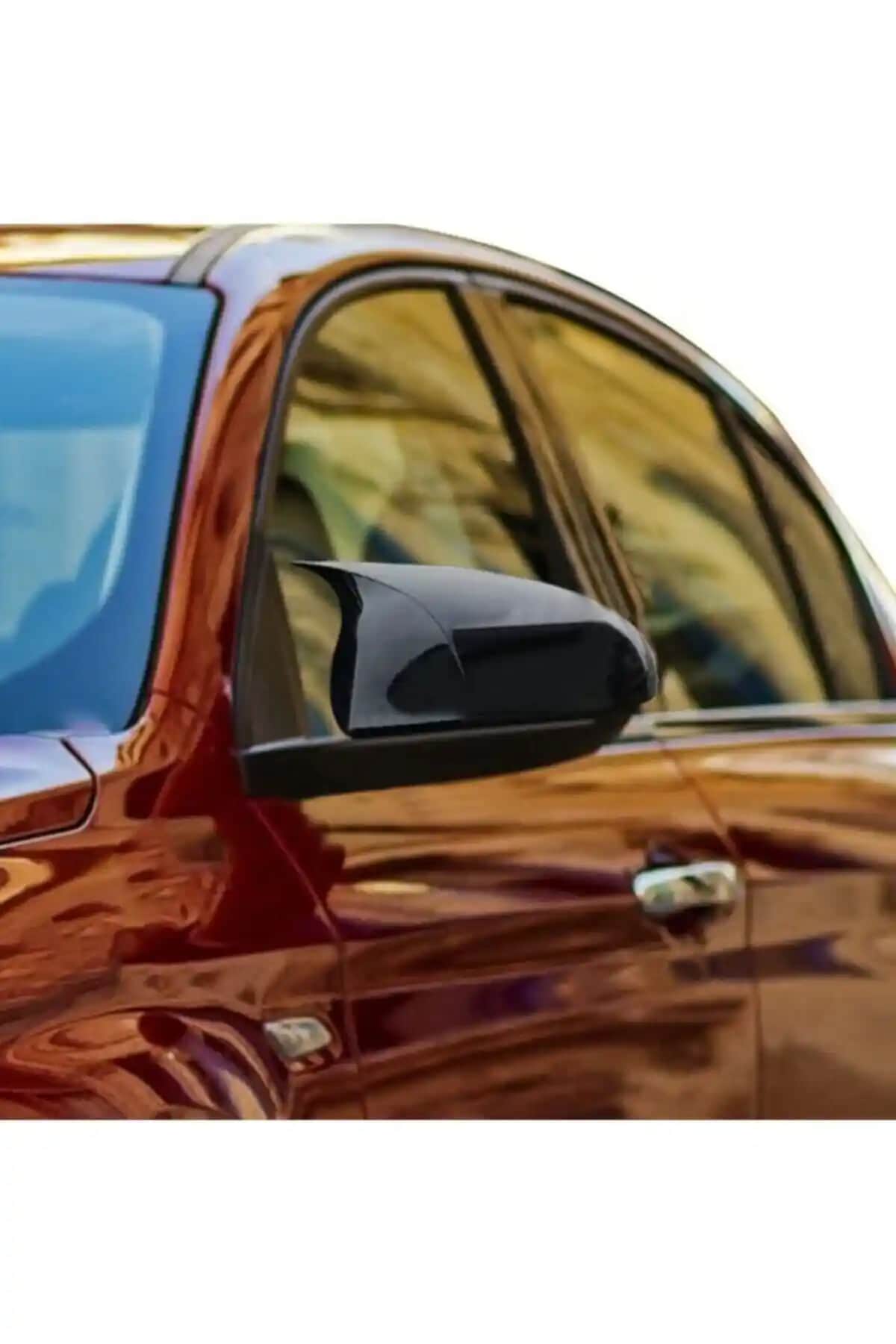 Fiat Egea için Şık ve Dayanıklı Batman Yarasa Ayna Kapağı Seti