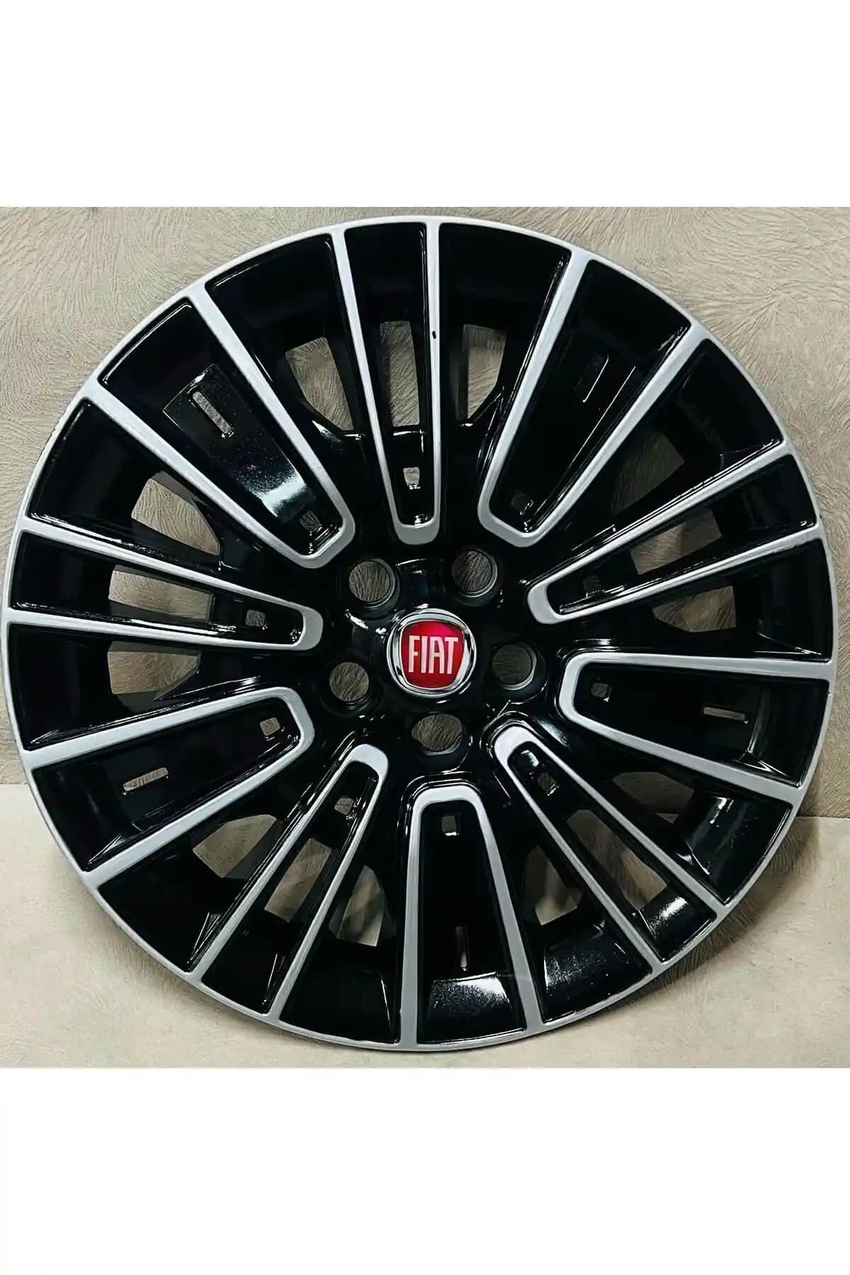 Fiat Egea Urban için Siyah Gri 16 inç Jant Kapakları - Dayanıklı ve Şık Tasarım