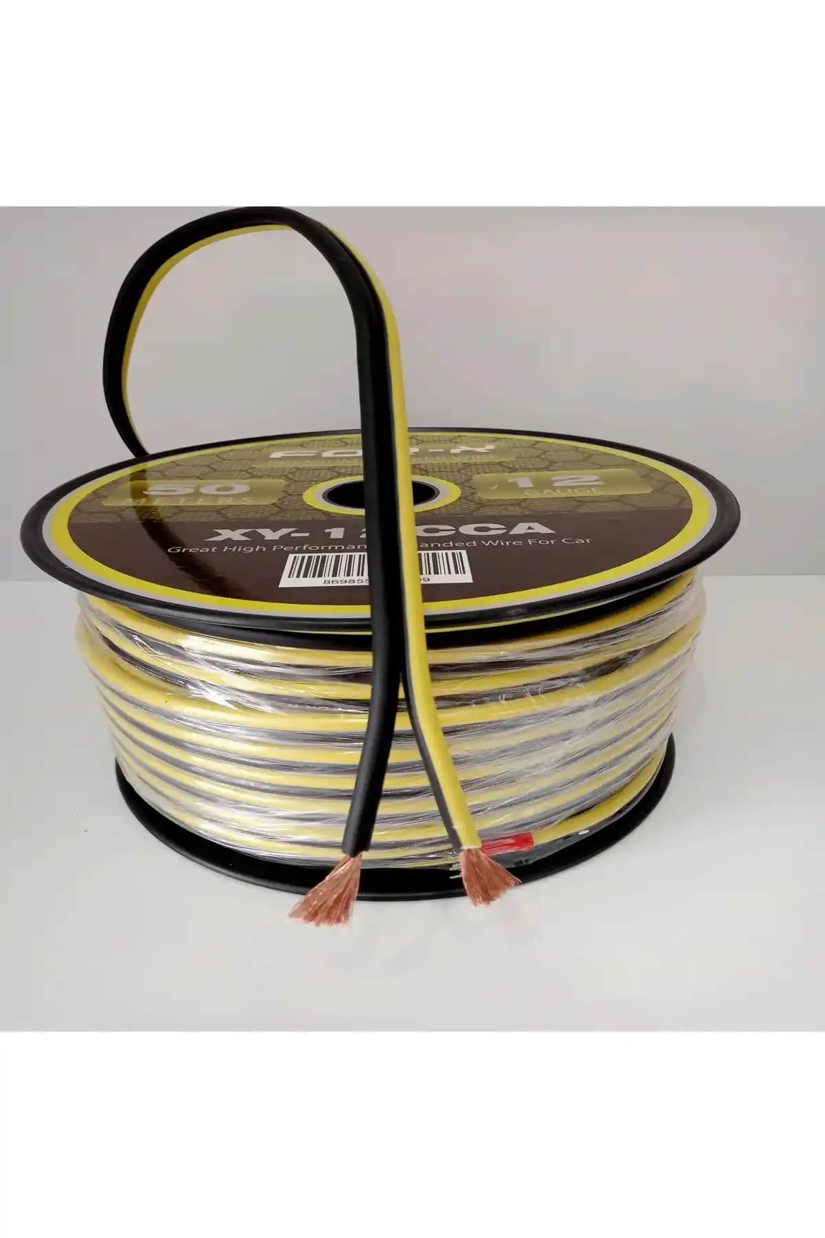 For-X 12ga Bass ve Hoparlör Kablosu: Güçlü Ses ve Yüksek Performans İçin Uygun