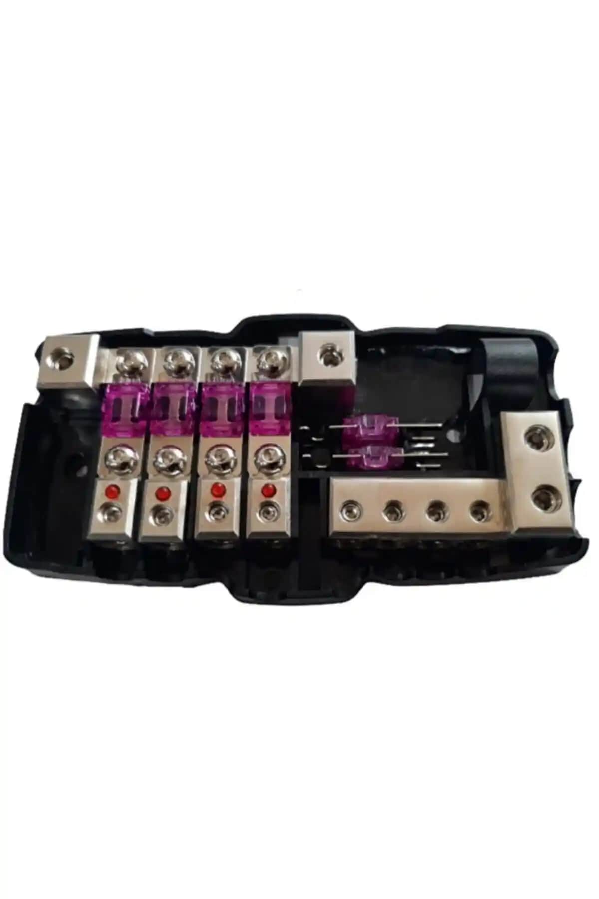 Genel Markalar Oto Ses Sistemi Dağıtıcı Terminali 2 Giriş 4 Çıkış Dayanıklı ve Güvenilir