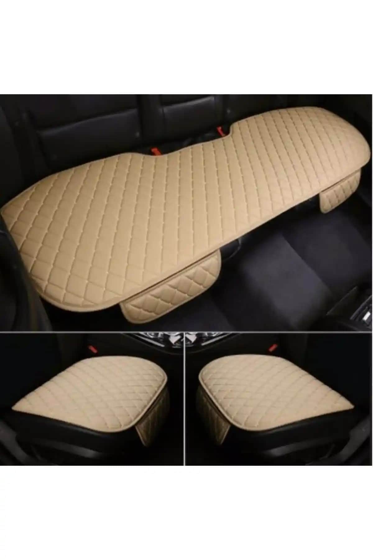Genel Markalar Suni Deri Krem Oto Koltuk Minderi: Şık ve Kullanışlı Araç İçi Koruma Çözümü