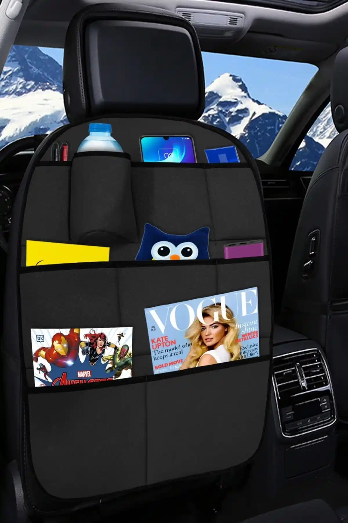 GM-DESIGN Elit Siyah Araç Koltuk Arkası Organizer İnceleme ve Kullanıcı Yorumları