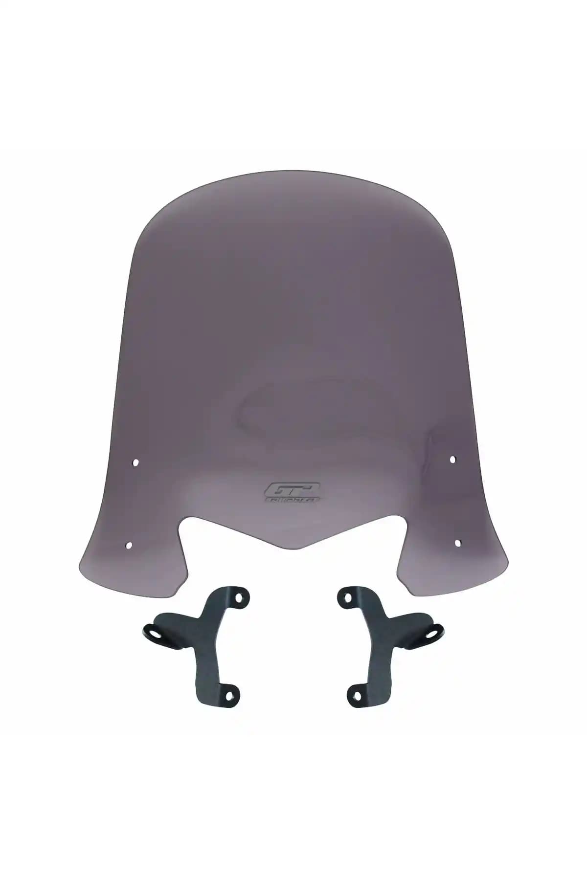 GP KOMPOZİT TVS Jupiter 110/125 2023-2024 Uyumlu Füme Ön Cam 42 cm