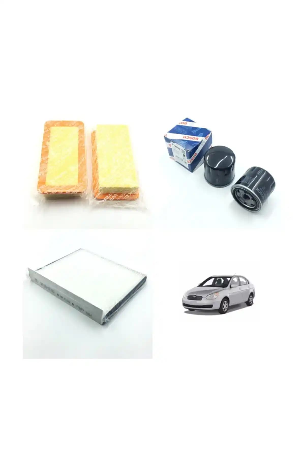 Hyundai Accent Era 1.4-1.6 Benzin ve LPG Filtre Bakım Seti Analizi ve Detaylar