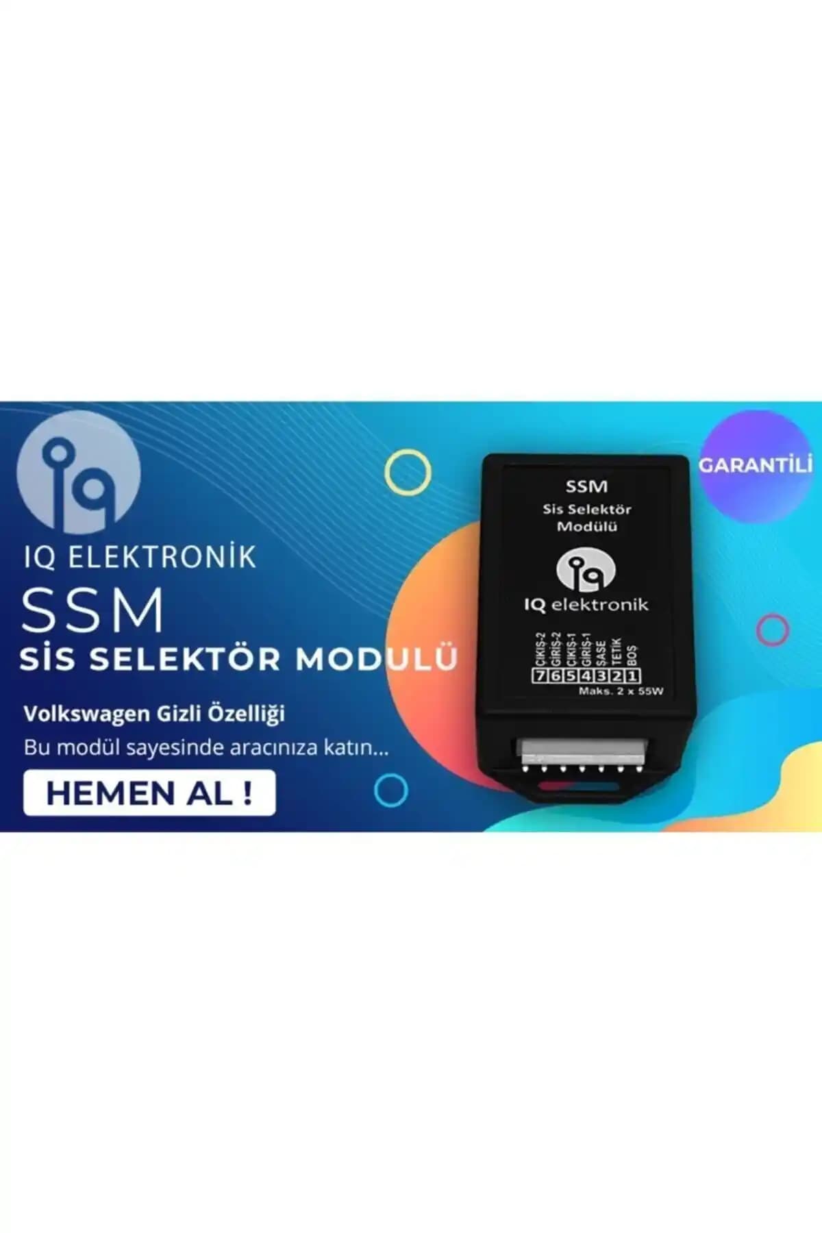 IQ Elektronik Sis Selektör Modülü BMW E30 için Gelişmiş Kontrol ve Güvenlik Çözümü
