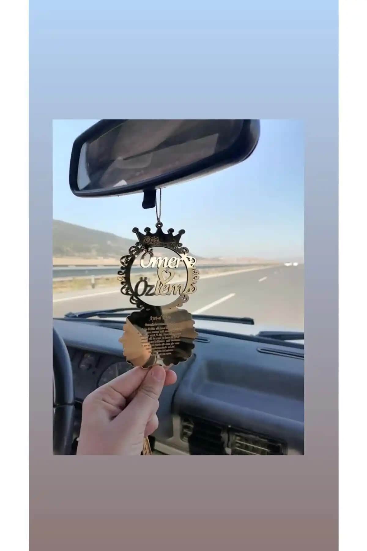 Kişiye Özel Pleksi Dikiz Aynası Süsü ile Aracınızı Kendinize Özel Dekorebilirsiniz