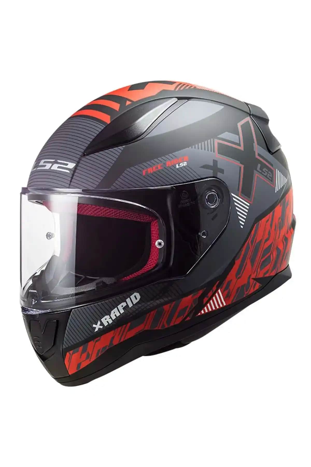 LS2 Rapid Xtreet Siyah Kırmızı Kask Güvenlik ve Şıklık Bir Arada