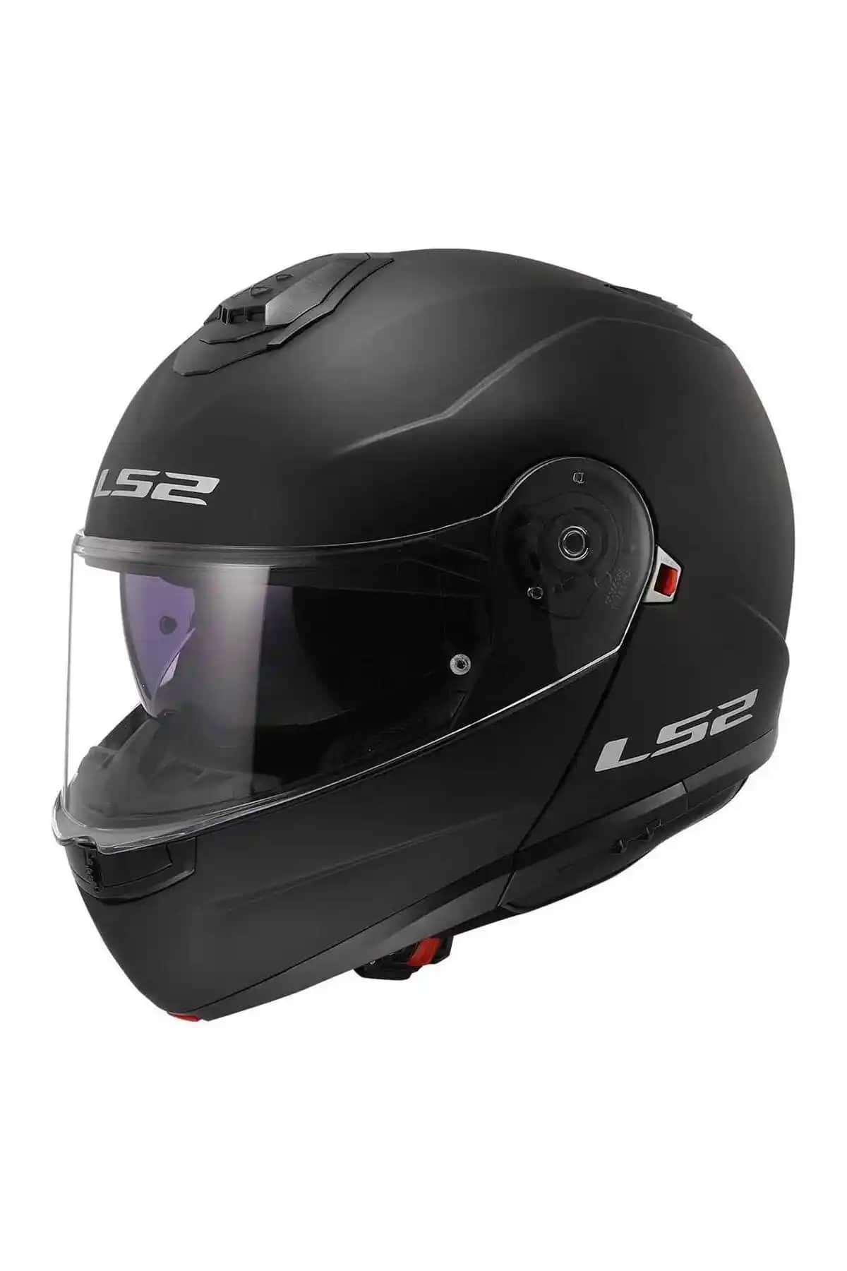 LS2 Strobe 2 Mat Siyah Güvenlik ve Konfor Sunan Modern Motorsiklet Kaskı