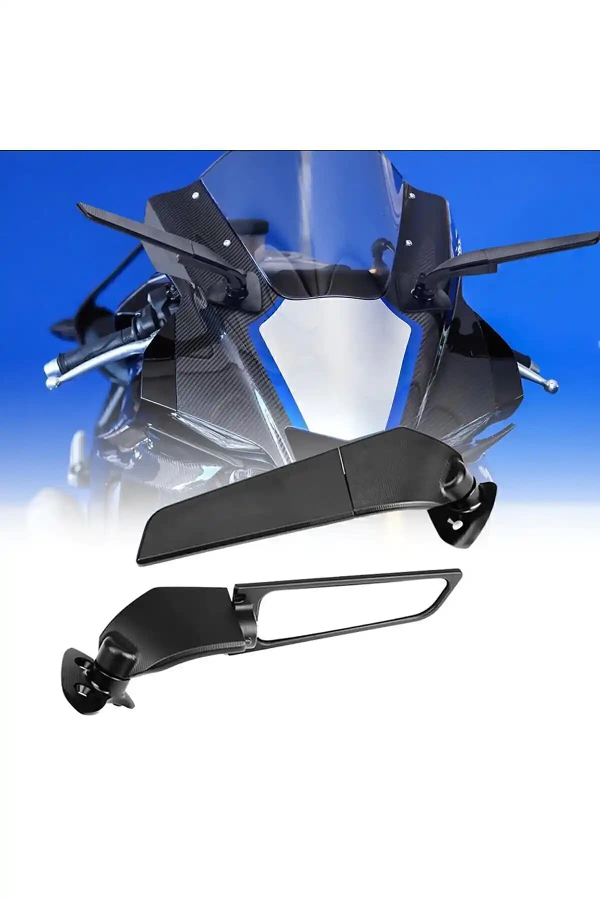 MEFGroup Kanat Ayna Winglet Ayna Spor Motosikletler İçin Uyumlu ve Dayanıklı Tasarım