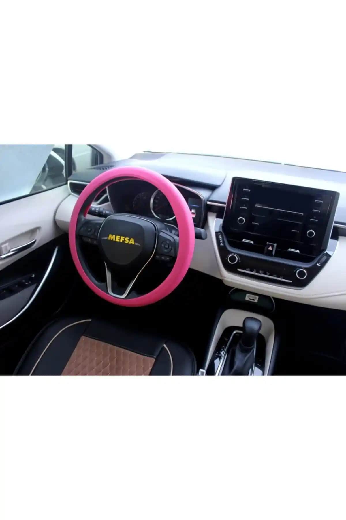 Mefsa Silikon Direksiyon Kılıfı Pembe: Şık ve Kullanışlı Araç İçin Uygun Seçenek