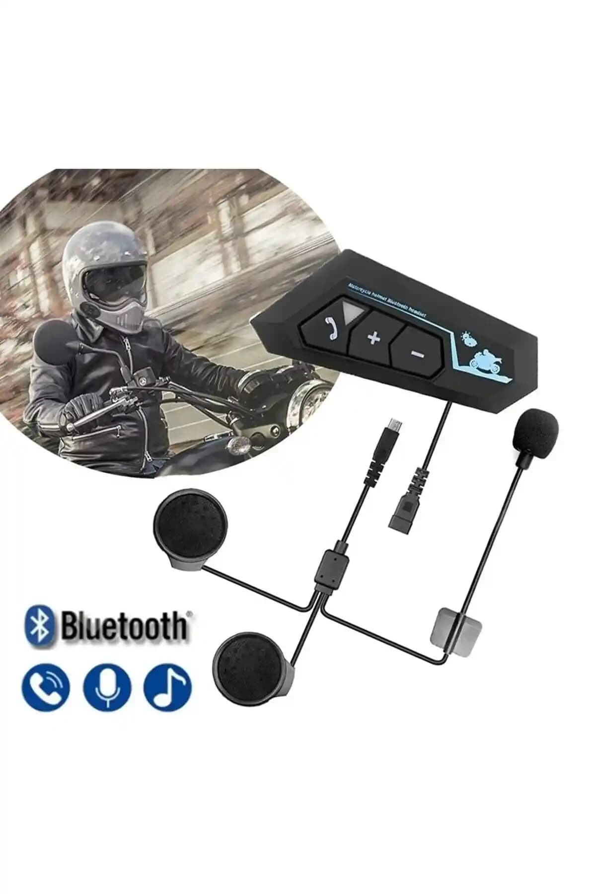MEGAMUS Kask Kulaklık: Motosiklet Sürüşleri İçin Güvenilir Bluetooth İletişim ve Eğlence Sistemi