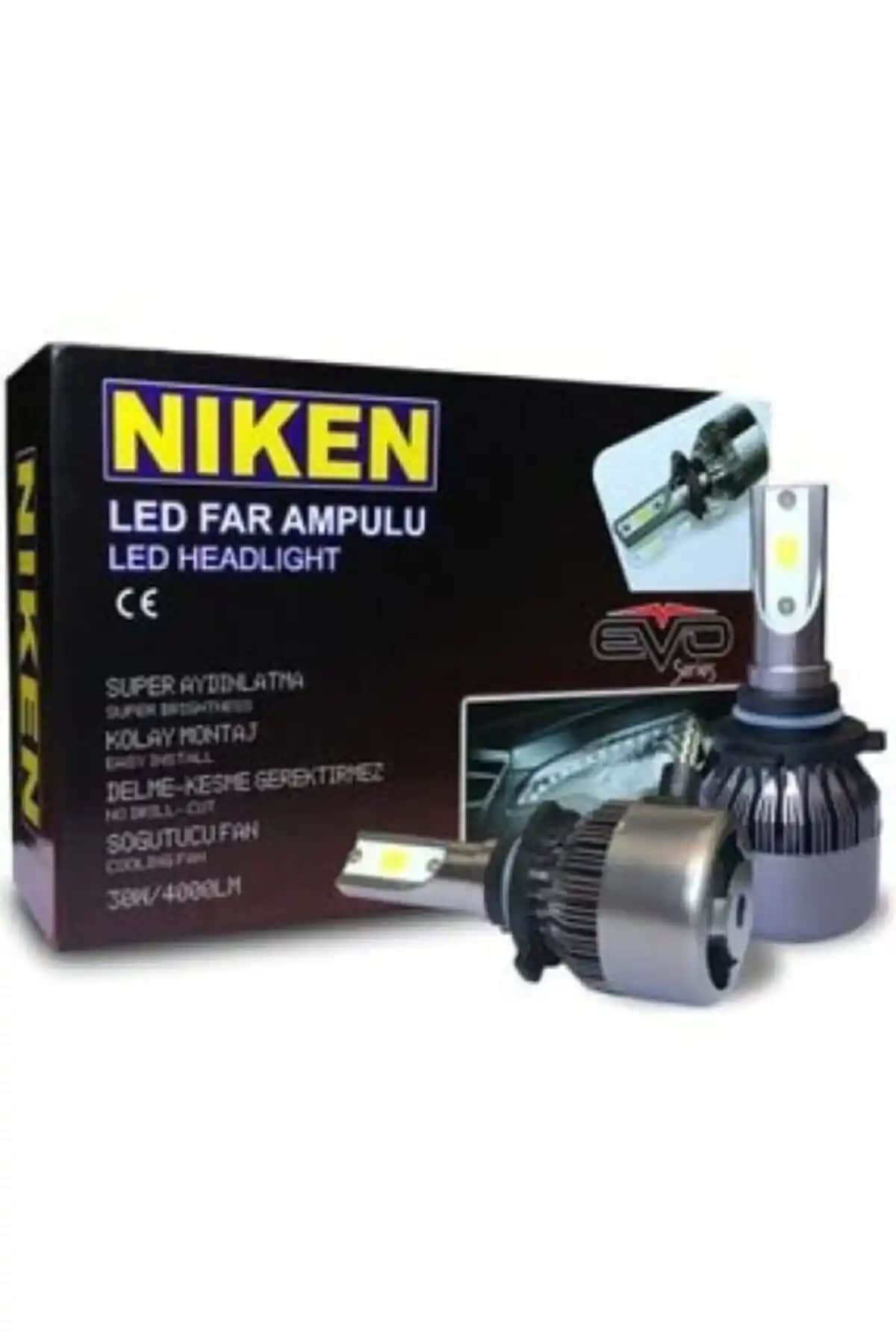 Niken H7 LED Xenon Far Ampulü Yeni Nesil Evo Serisi Yüksek Performans ve Uzun Ömür