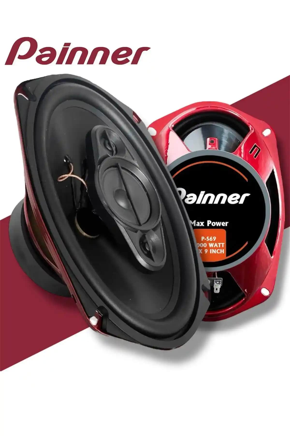Painner P-S69 1000 Watt Oto Hoparlörleri Güç ve Estetiğin Birleşimi