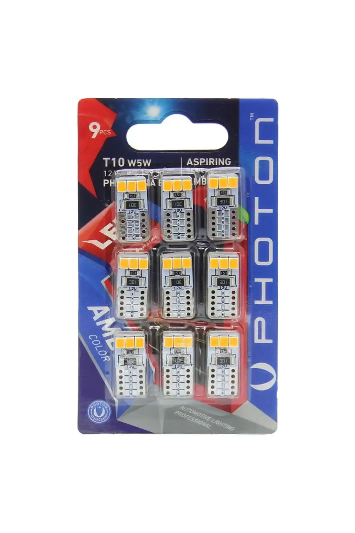 Photon Led PH7010NA B9 ve T10 W5W 12V Amber Karşılaştırması ve Seçim Rehberi