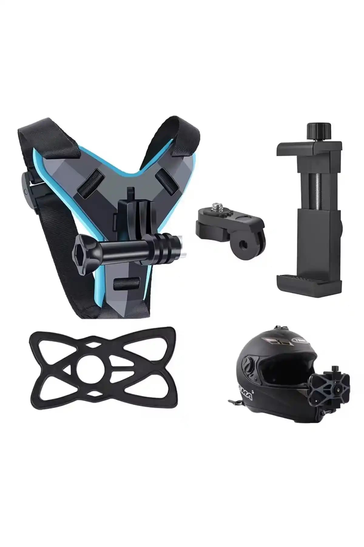 Protonust Kasklara Uyumlu GoPro ve Telefon Tutucu ile Hareketli Anlarınızı Kaydedin