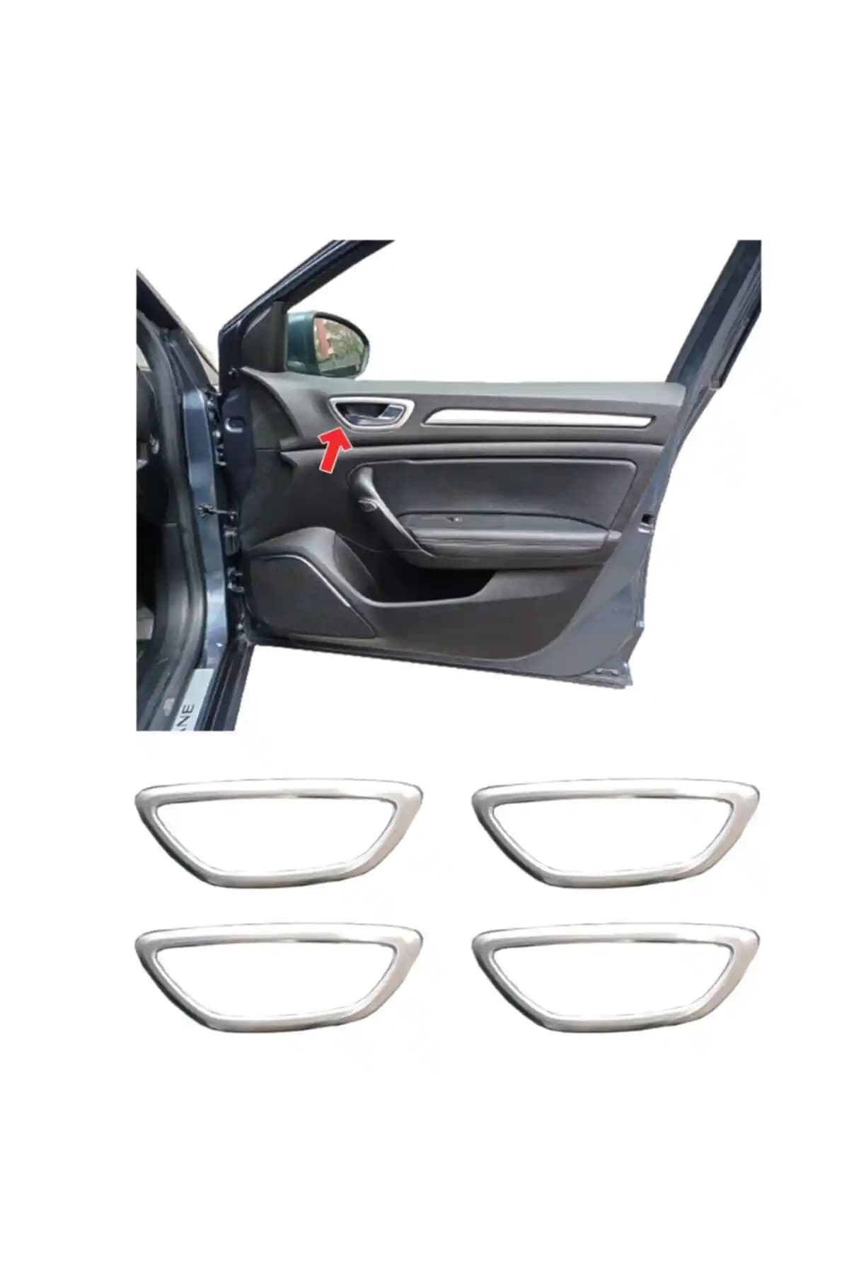 Renault Megane İçin Krom Kapı Kolu Çerçevesi ve Anahtar Kılıfı Karşılaştırması