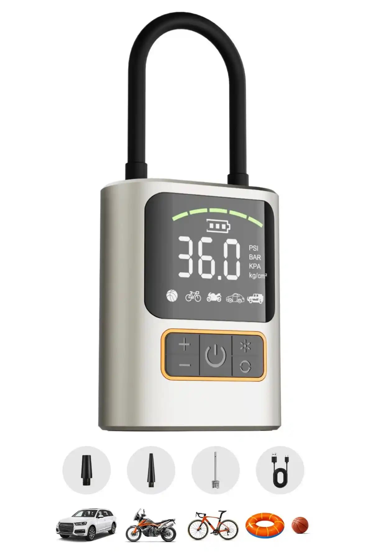 Rever 3600 mAh Kapasiteli Taşınabilir Oto Hava Kompresörü ve Kullanım Alanları