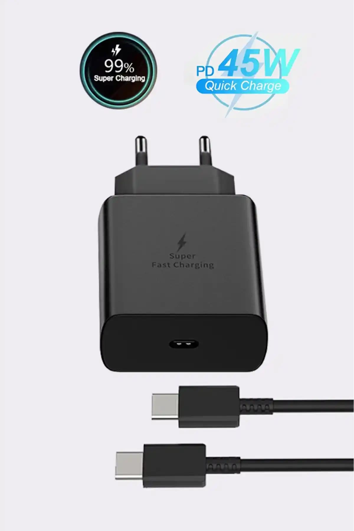 Samsung Galaxy S23 ve S24 Serisi İçin 45W Turbo Hızlı Şarj Aleti Seti Özellikleri ve Kullanım İpuçları