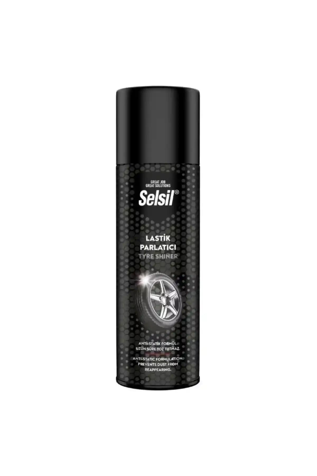Selsil Lastik Parlatıcı Sprey 500 ml ile Aracınızın Lastiklerine Parlaklık ve Koruma Sağlayın