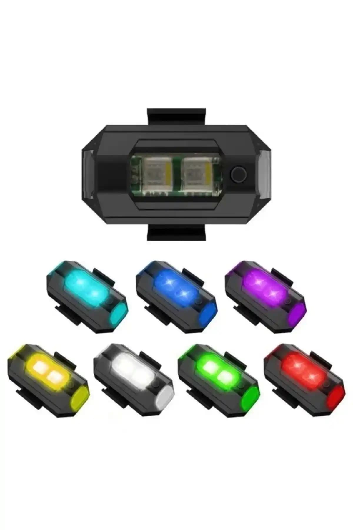 Sendem 7 Renkli RGB LED ve Unichrome 4 Modlu Oval Motosiklet Sinyal Ledi Karşılaştırması