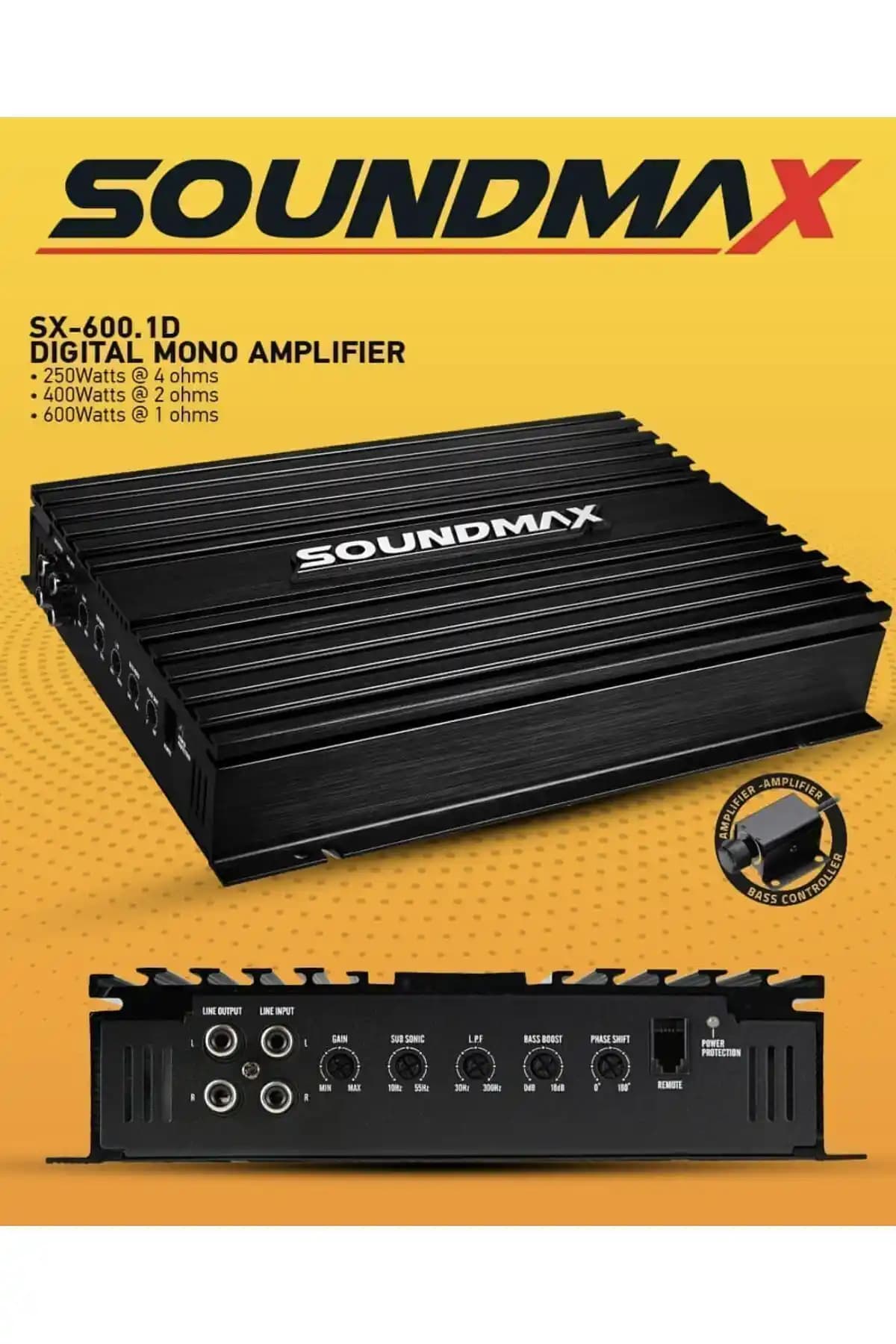 Soundmax Sx-600.1d Mono Amfi İncelemesi Güç ve Performans Odaklı Ürün Tanıtımı