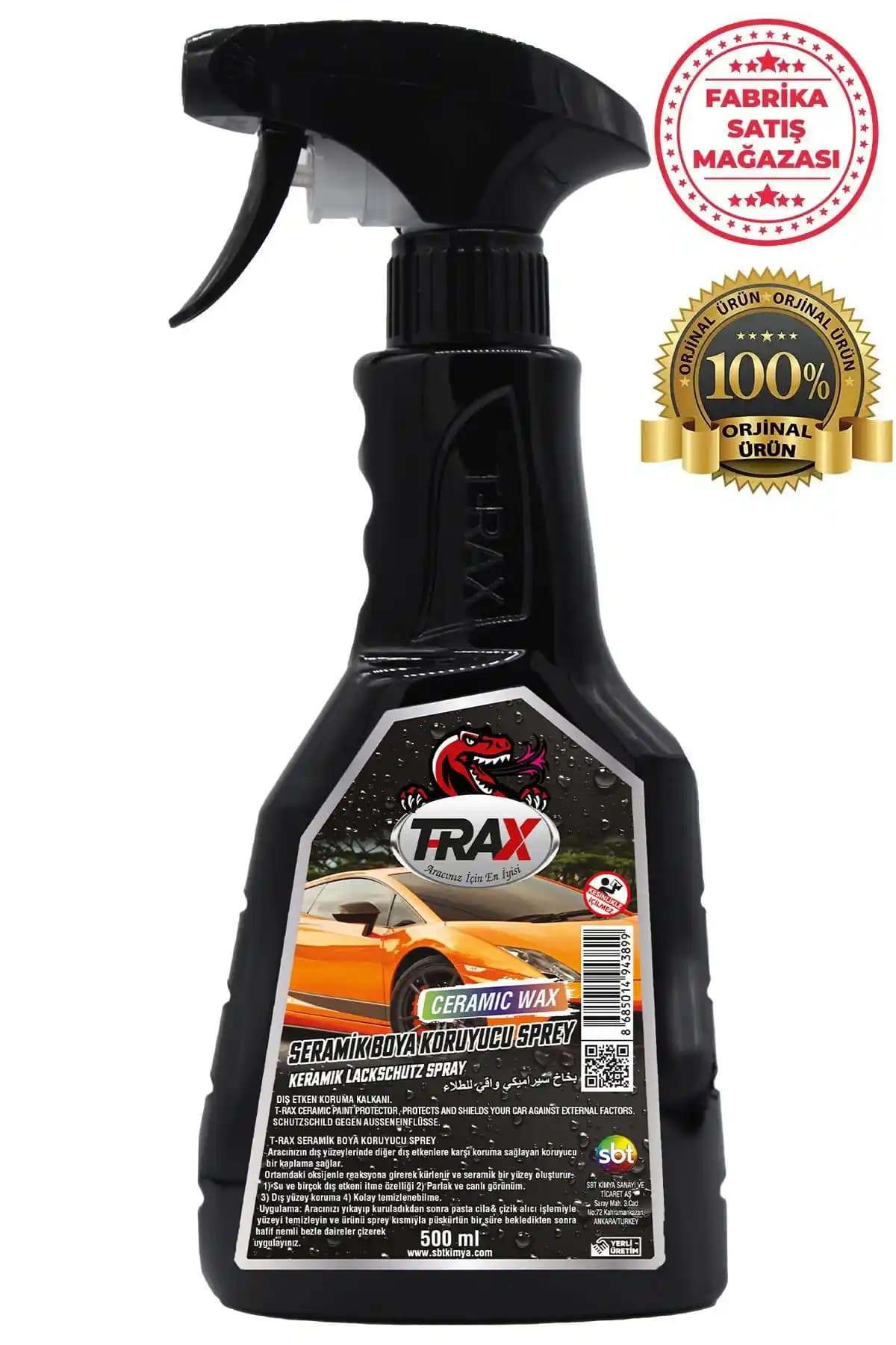 T-RAX Seramik Cila ile Araç Koruma ve Parlaklık Artışı Sağlayan Ürün