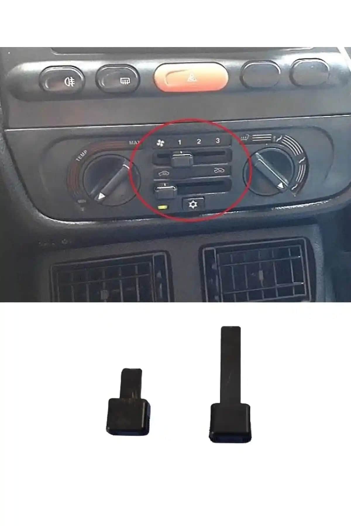 Tofaş SLX İçin Kalorifer Kumanda Paneli Düğmesi Takımı Pratik ve Dayanıklı Çözüm