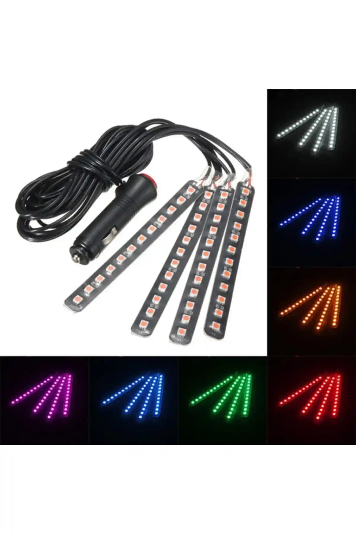 Universal Oto Araç İçi Kumandalı Ayak Altı Aydınlatma RGB LED Ambiyans Işığı Ürün İncelemesi ve Kullanıcı Yorumları
