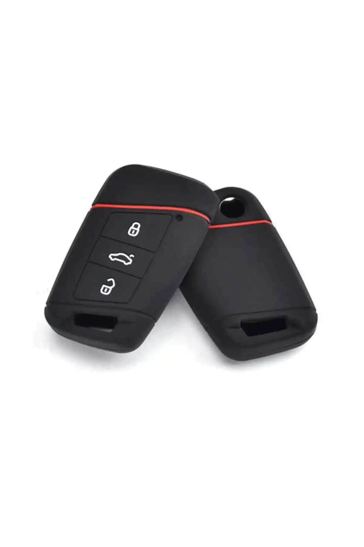 Volkswagen Passat B8 ve Skoda Superb için dayanıklı ve şık silikon anahtar kılıfı