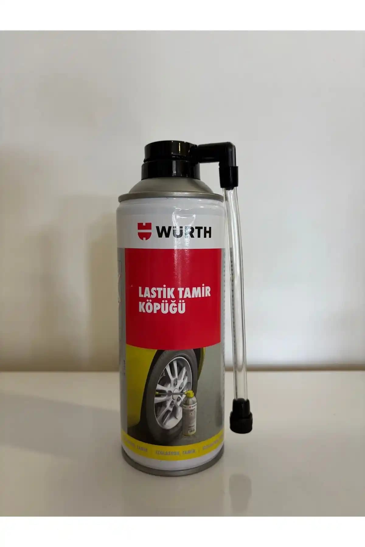 Würth Lastik Tamir Köpüğü 300 ml Güvenilir ve Hızlı Lastik Onarım Çözümü