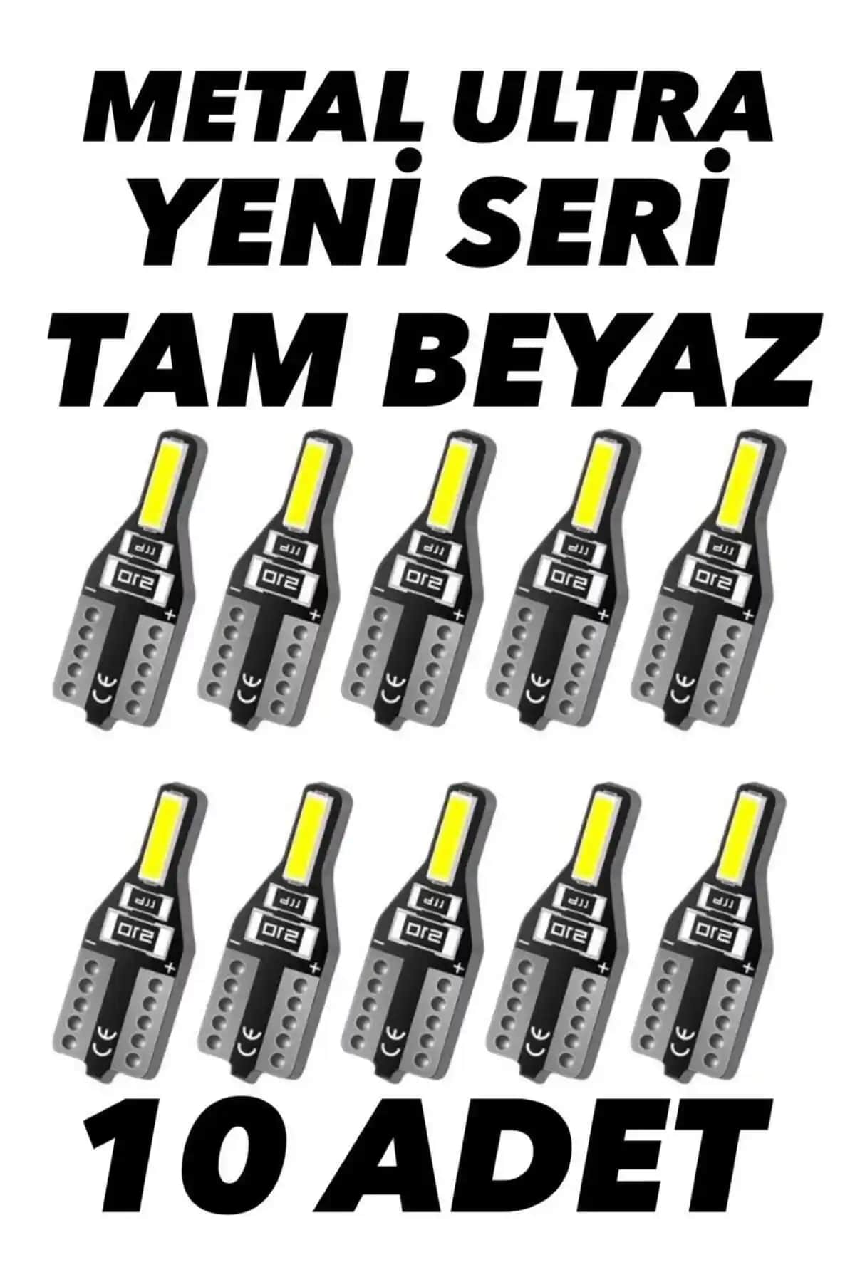 Yüksek Performanslı SİSA T10 LED W5W Ampulü Otomobil ve Araç Aydınlatması