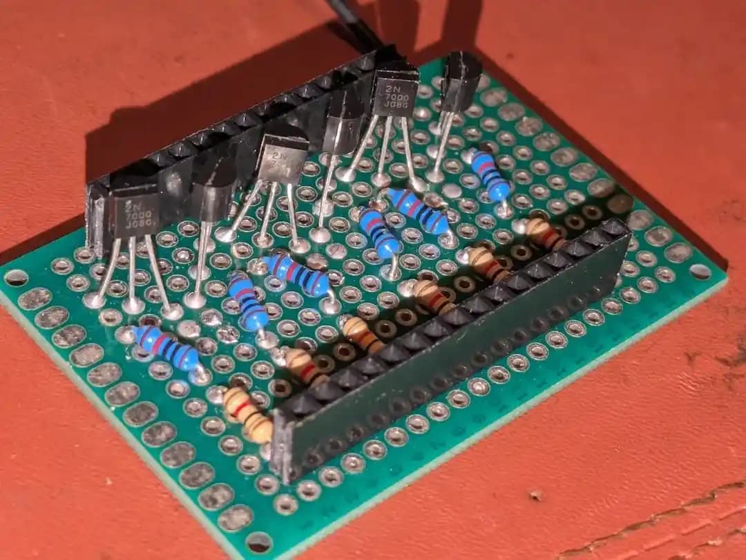 Breadboard İçin 6 MOSFET Modül Tasarımı ve ESP32 ile 12V LED Sürme Uygulamaları