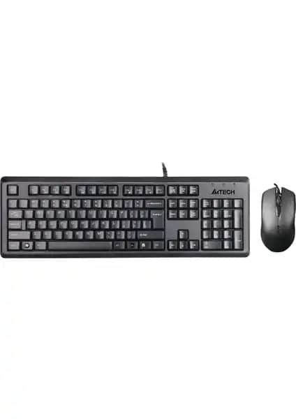 A4Tech KR-9276 Serisi Klavye ve Mouse Seti Dayanıklı ve Ergonomik Tasarım