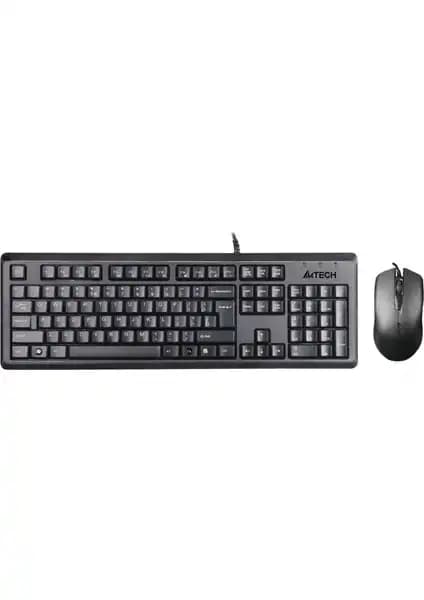 A4Tech KR-9276 Serisi Klavye ve Mouse Seti Dayanıklı ve Ergonomik Tasarım