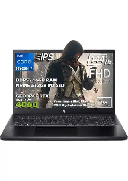 Acer Nitro V 15 ANV15-51: Güçlü ve Çok Yönlü Oyun Bilgisayarı Özellikleri ve Performansı