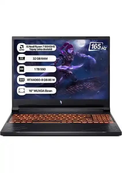 Acer Nitro V16 ANV16-41: Güçlü Donanım ve Yüksek Performanslı Oyun Dizüstü Bilgisayarı