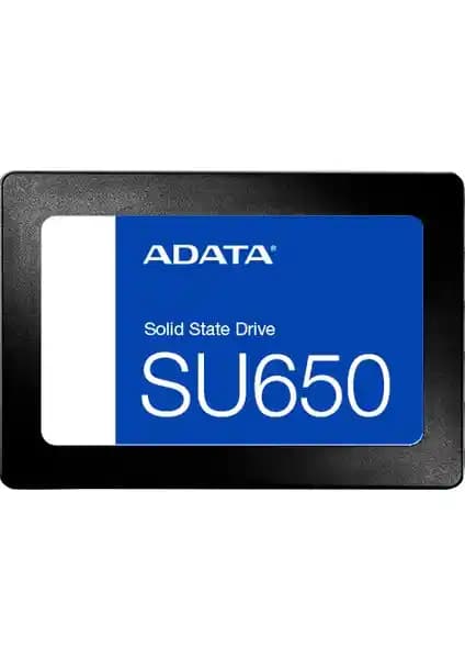 Adata 480GB SU650 SSD ile Sistem Performansınızı Artırın Güvenilir ve Hızlı Depolama Çözümü