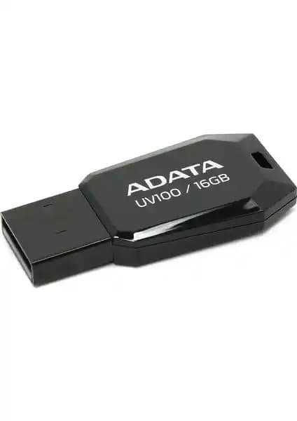 Adata UV100 16GB Siyah USB 2.0 Bellek: Günlük Veri Transferleri İçin Pratik ve Şık Çözüm