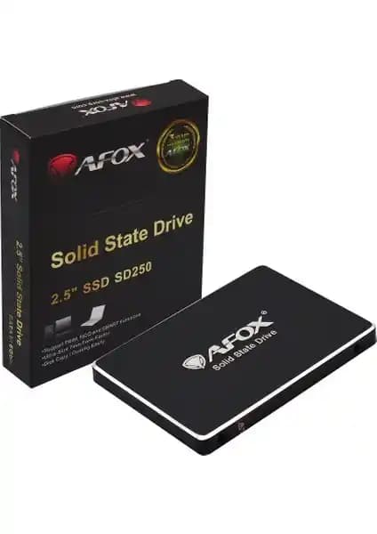 Afox SSD 240GB 2.5 İnç SATA 3 Hızlı ve Güvenilir Veri Depolama Çözümü