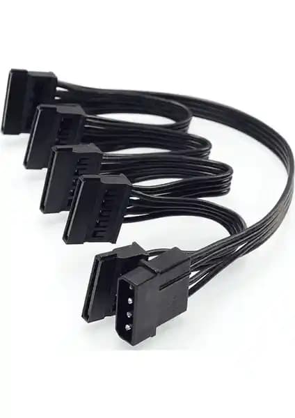 Alfais 4355 Molex IDE 4 Pin To 5 Port SATA Güç Çoklayıcı Kablosu İncelemesi ve Kullanım İpuçları